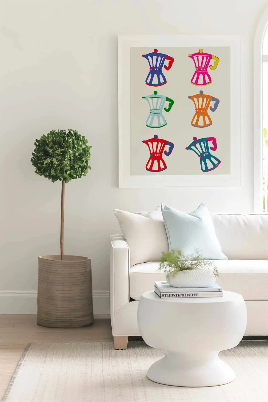 Pop Coffee I Art Print from Olive et Oriel where you can shop wallpaper and artworks online