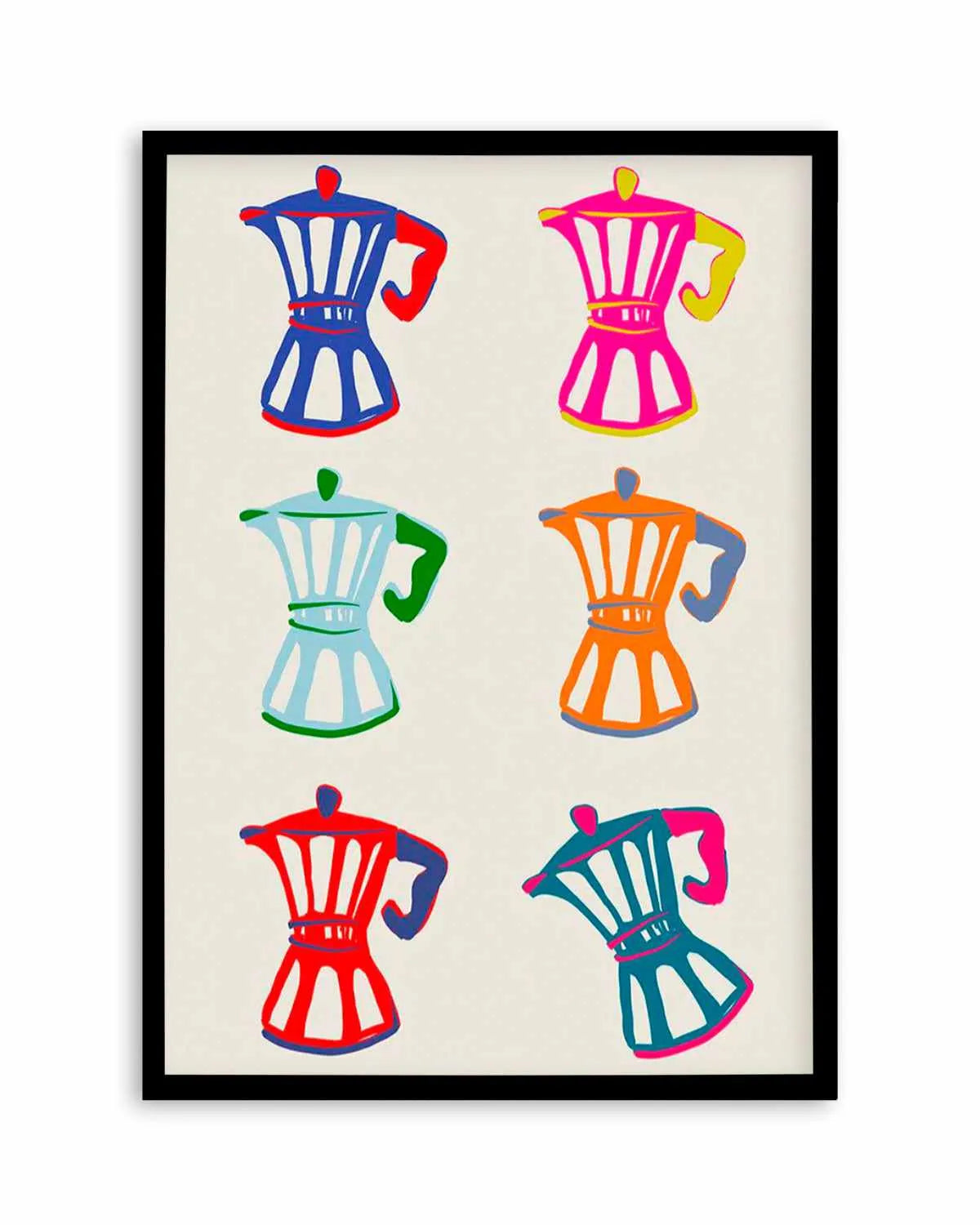 Pop Coffee I Art Print from Olive et Oriel where you can shop wallpaper and artworks online