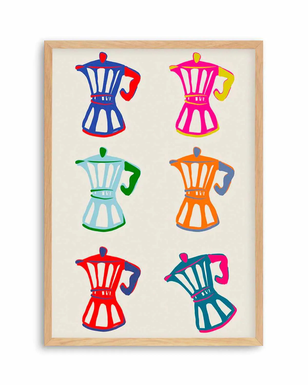 Pop Coffee I Art Print from Olive et Oriel where you can shop wallpaper and artworks online