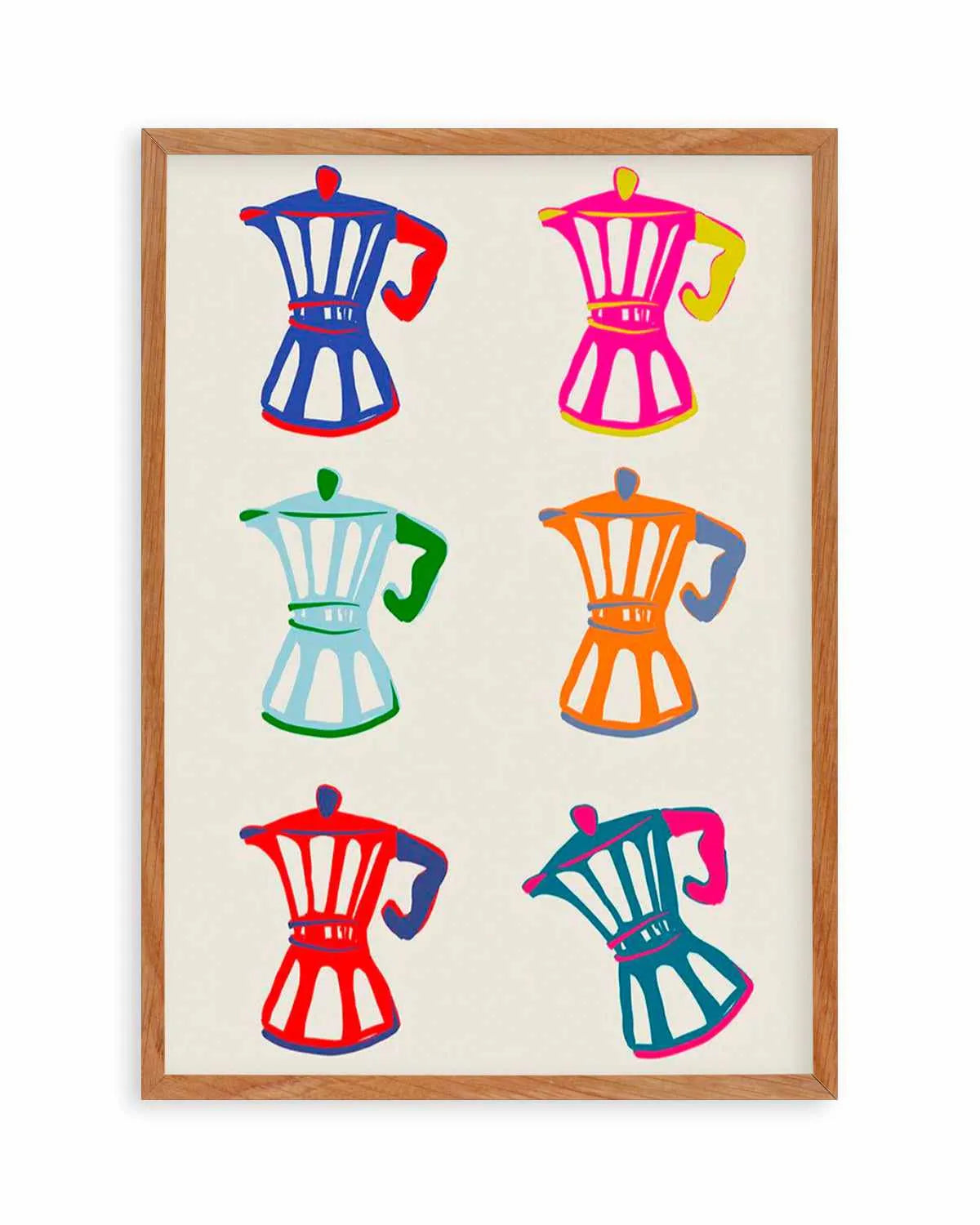 Pop Coffee I Art Print from Olive et Oriel where you can shop wallpaper and artworks online
