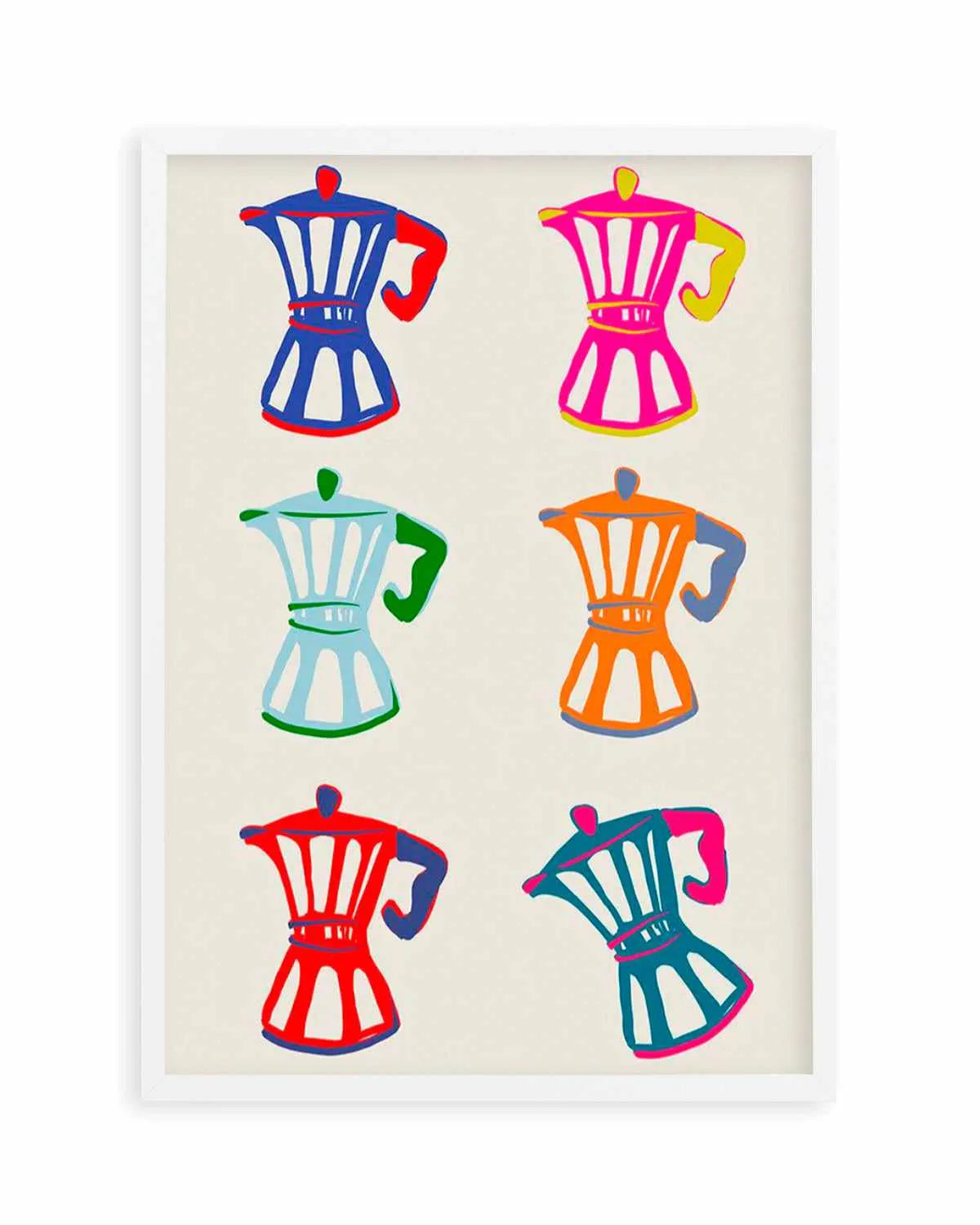 Pop Coffee I Art Print from Olive et Oriel where you can shop wallpaper and artworks online