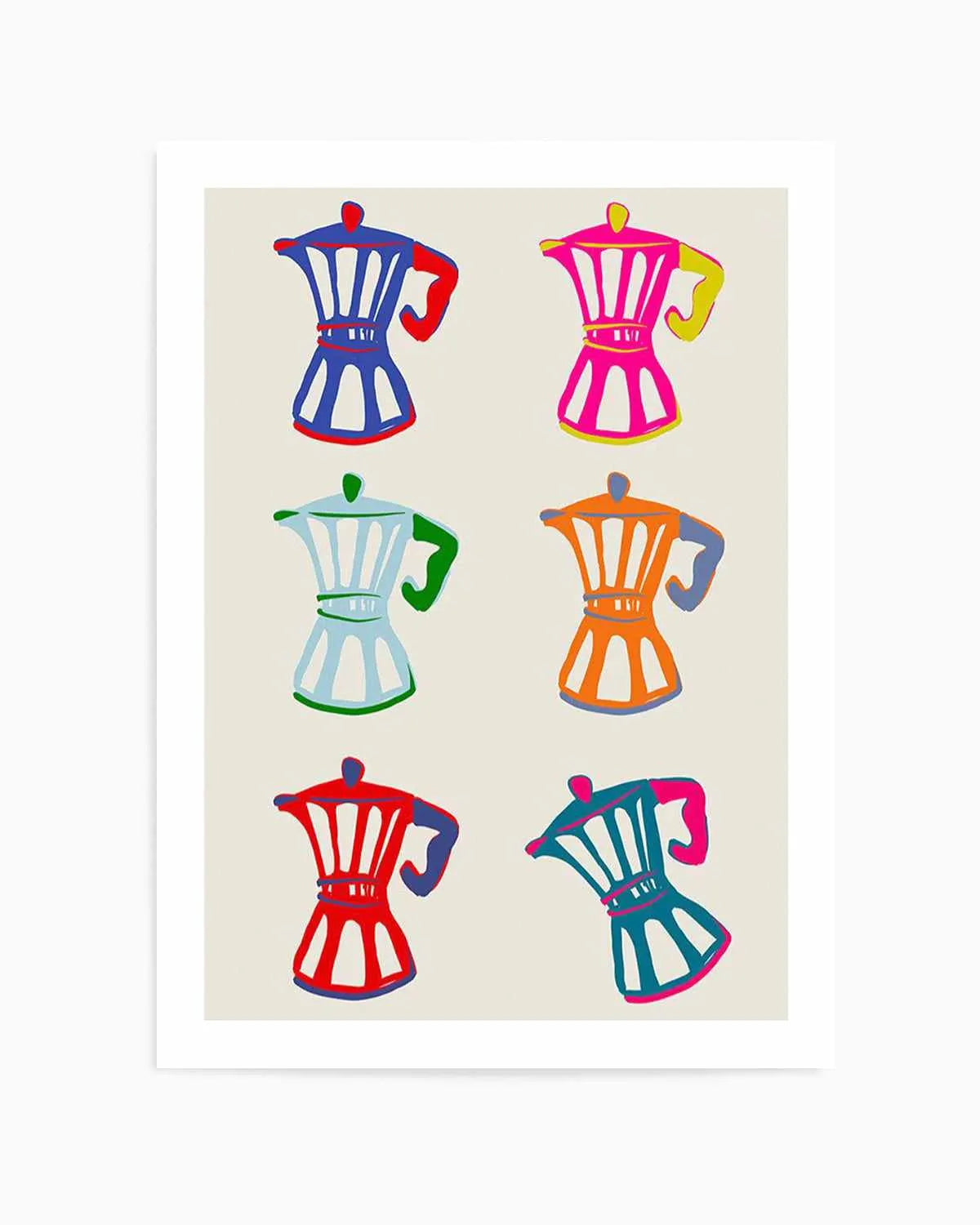 Pop Coffee I Art Print from Olive et Oriel where you can shop wallpaper and artworks online