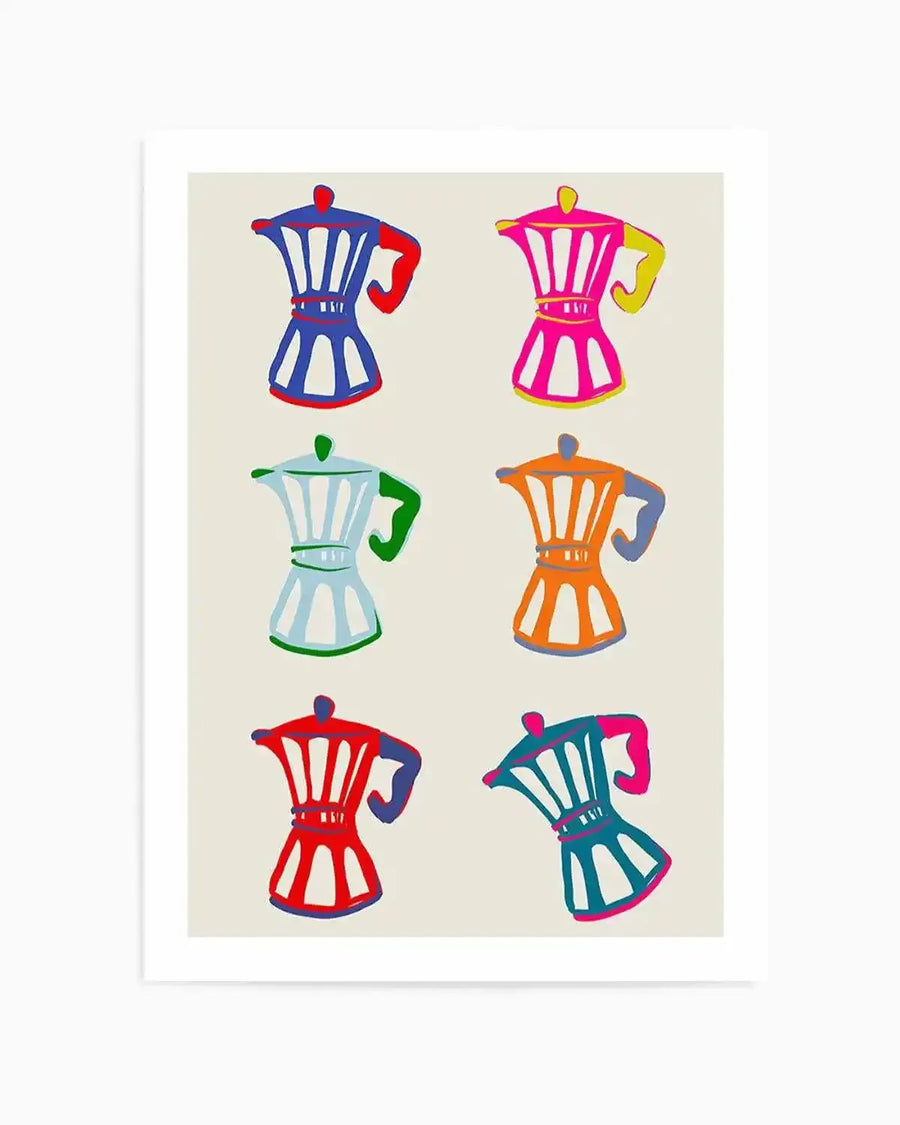 Pop Coffee I Art Print from Olive et Oriel where you can shop wallpaper and artworks online