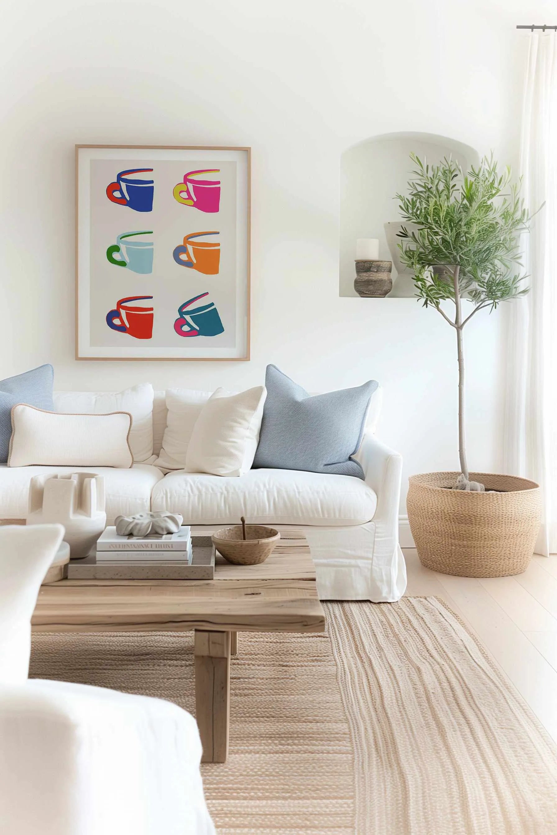 Pop Coffee II Art Print from Olive et Oriel where you can shop wallpaper and artworks online