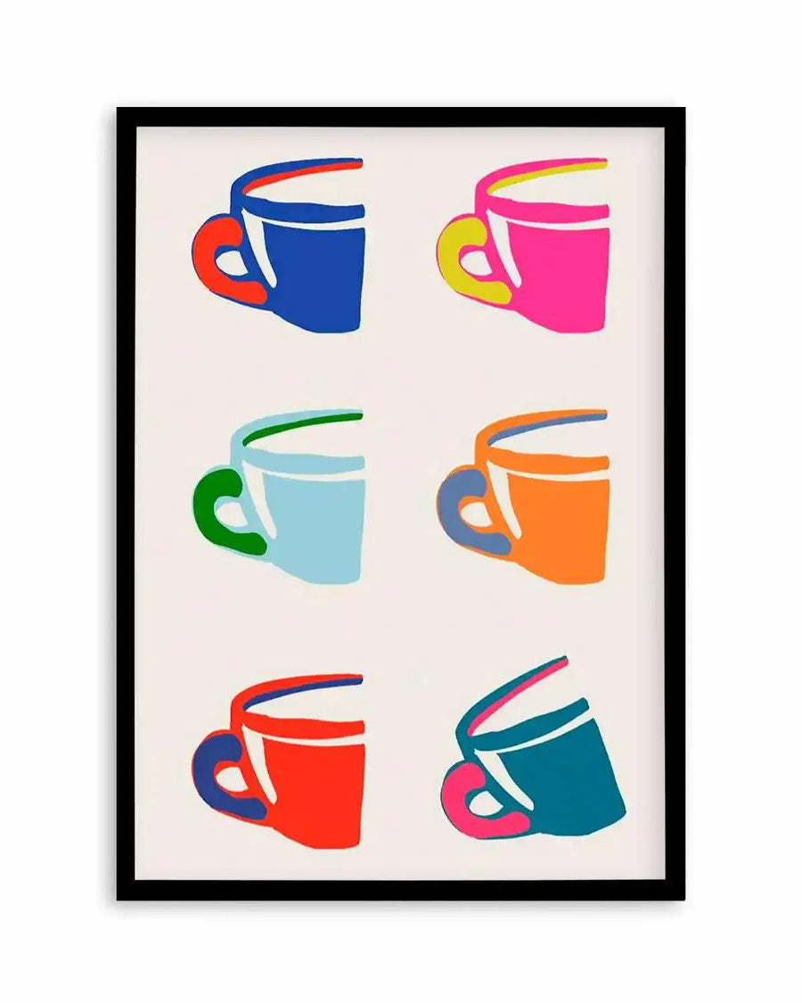 Pop Coffee II Art Print from Olive et Oriel where you can shop wallpaper and artworks online