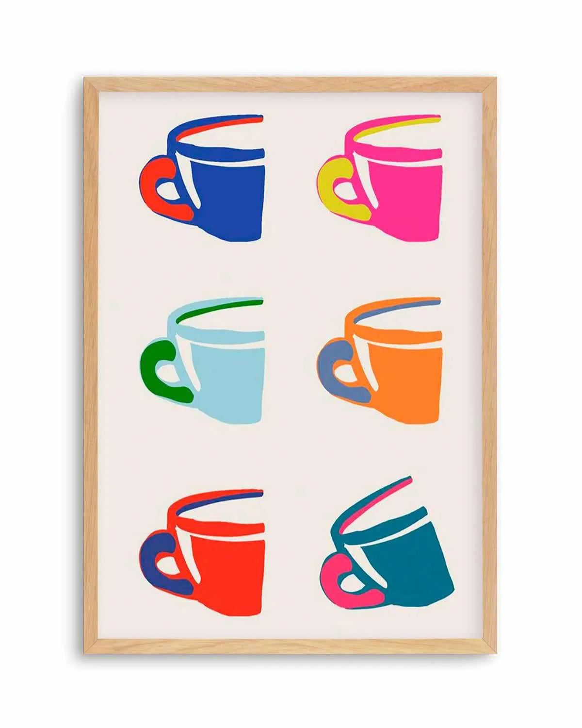 Pop Coffee II Art Print from Olive et Oriel where you can shop wallpaper and artworks online