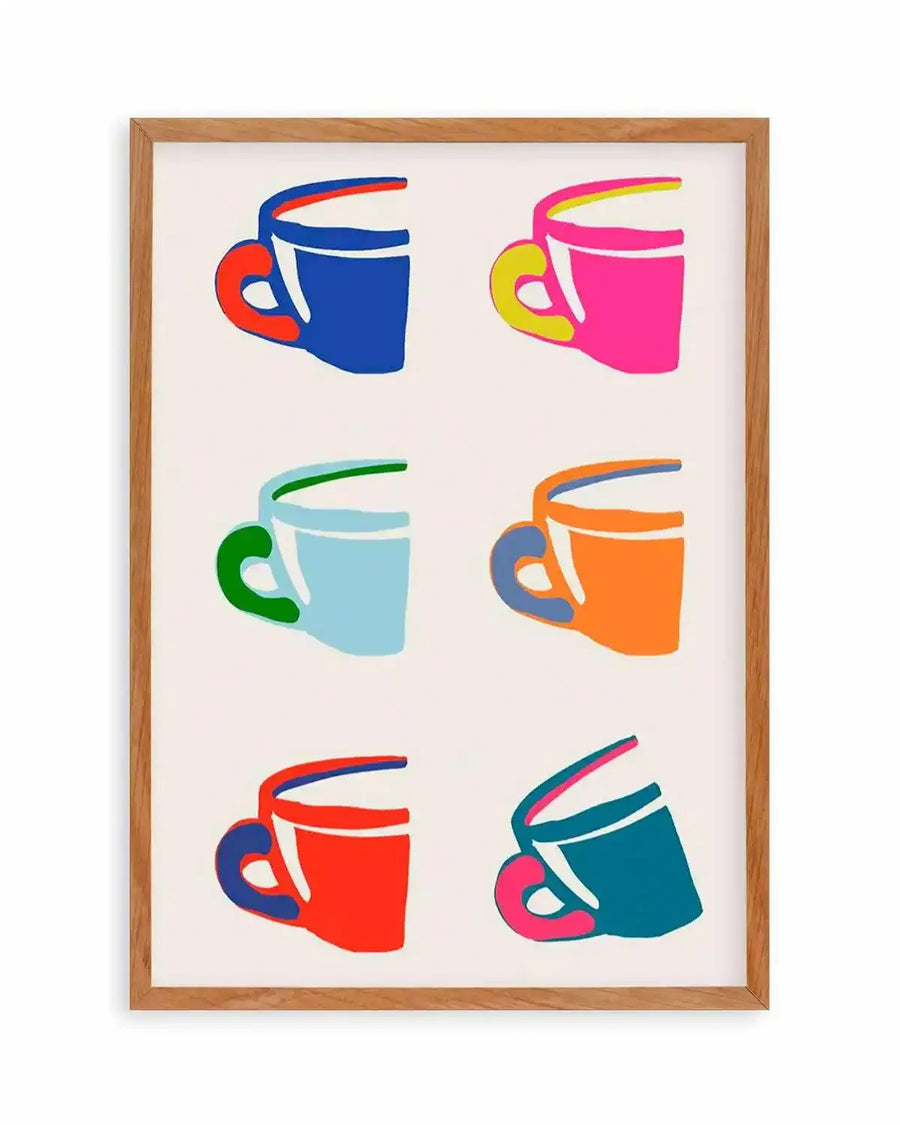 Pop Coffee II Art Print from Olive et Oriel where you can shop wallpaper and artworks online