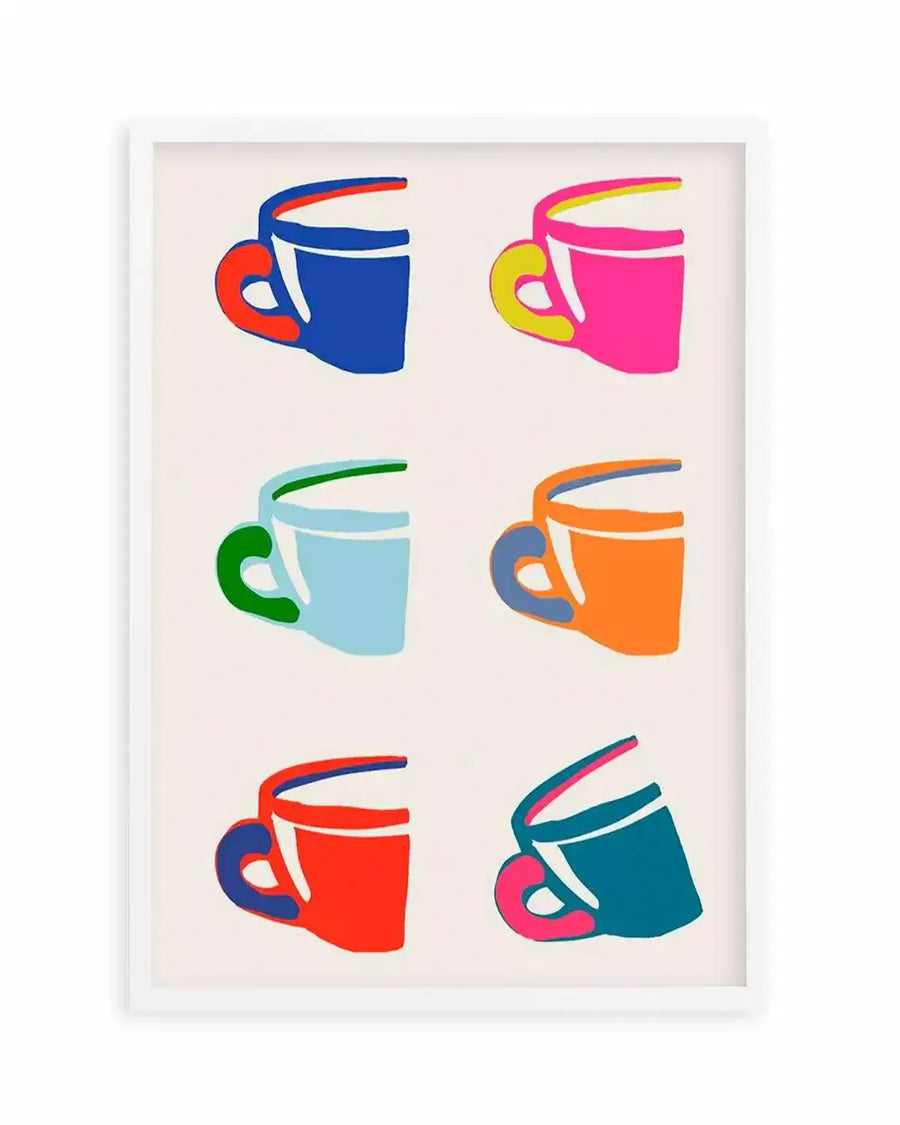 Pop Coffee II Art Print from Olive et Oriel where you can shop wallpaper and artworks online