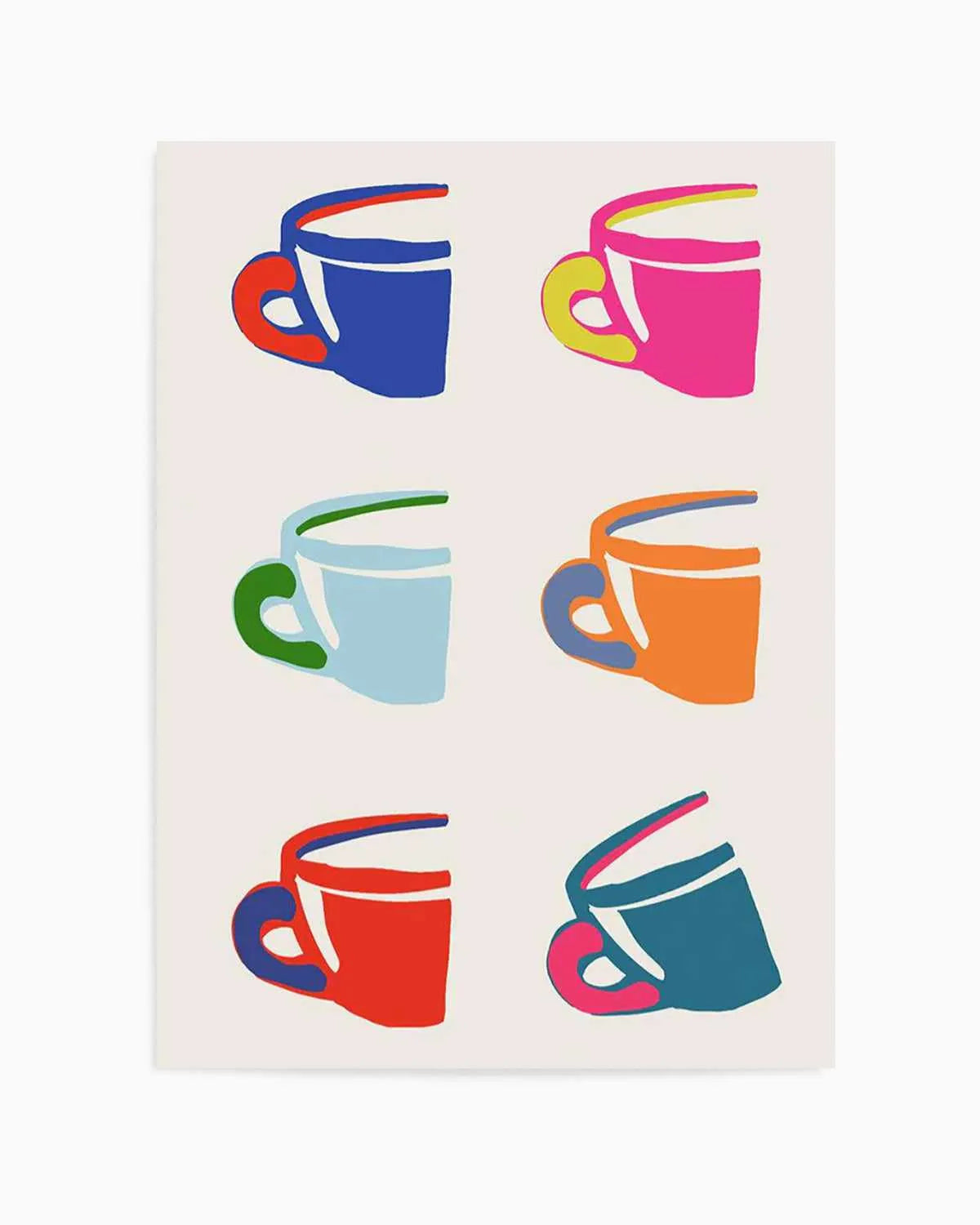 Pop Coffee II Art Print from Olive et Oriel where you can shop wallpaper and artworks online