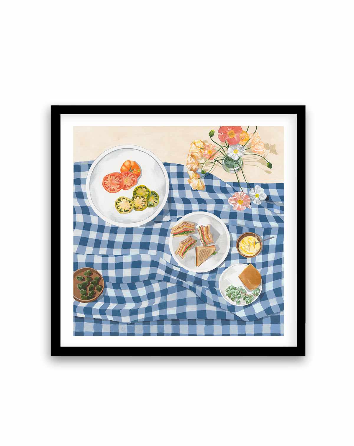 Poppies and Picnics by Cat Gerke | Art Print