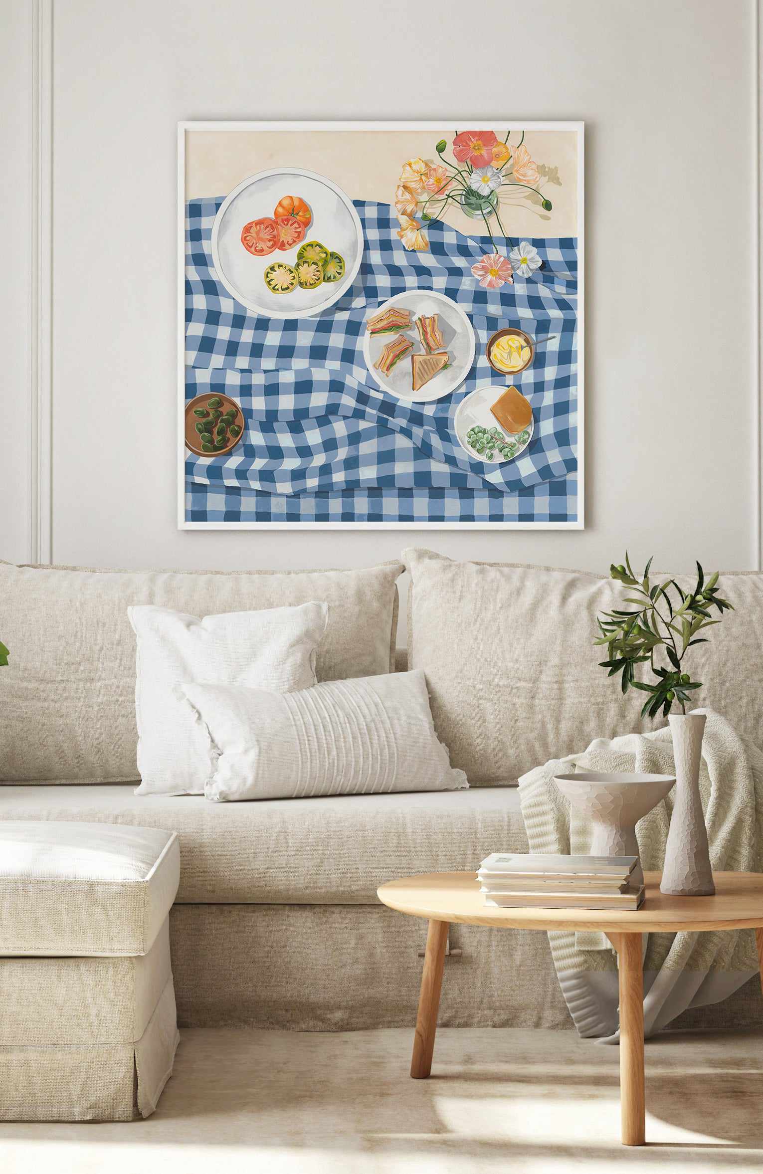 Poppies and Picnics by Cat Gerke | Art Print