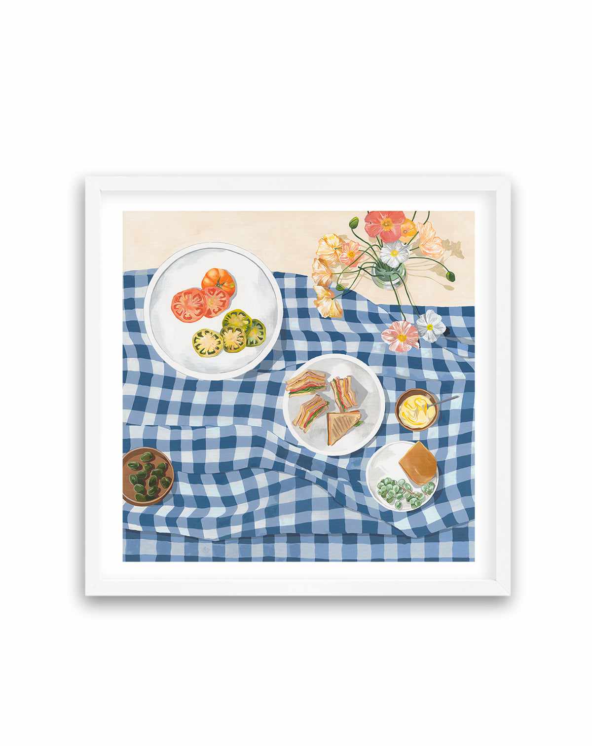 Poppies and Picnics by Cat Gerke | Art Print