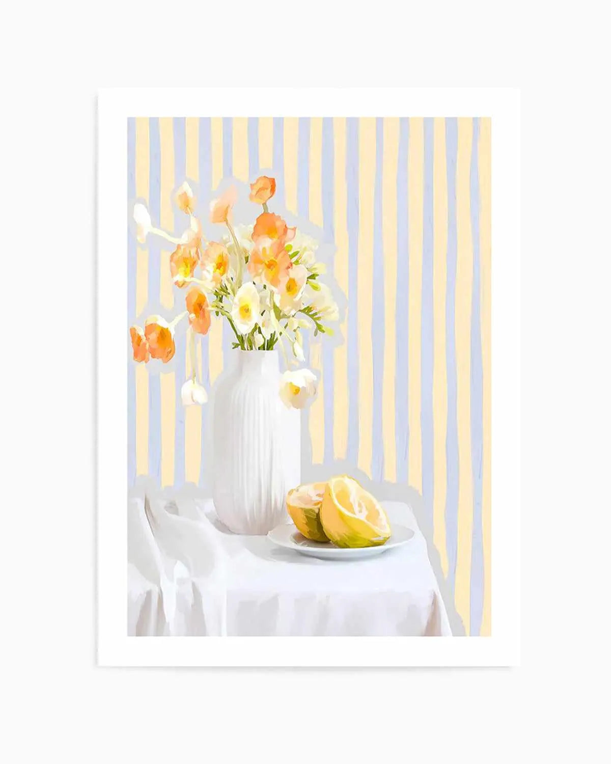 Poppies Art Print from Olive et Oriel where you can shop wallpaper and artworks online