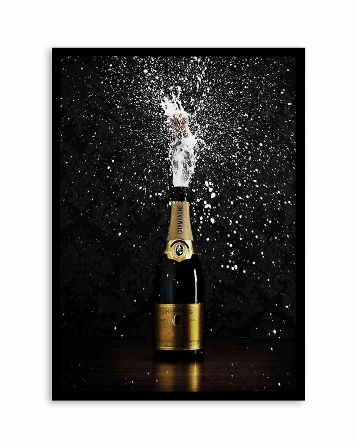 Popping Champagne Art Print