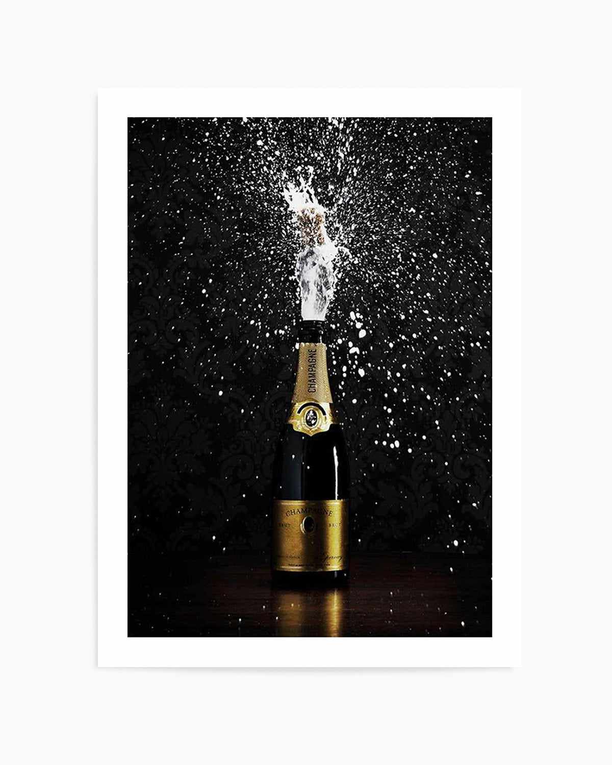 Popping Champagne Art Print