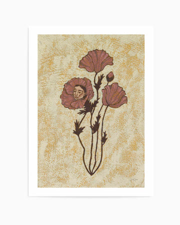 Poppy by Julie Celina | Art Print from Olive et Oriel where you can shop wallpaper and artworks online