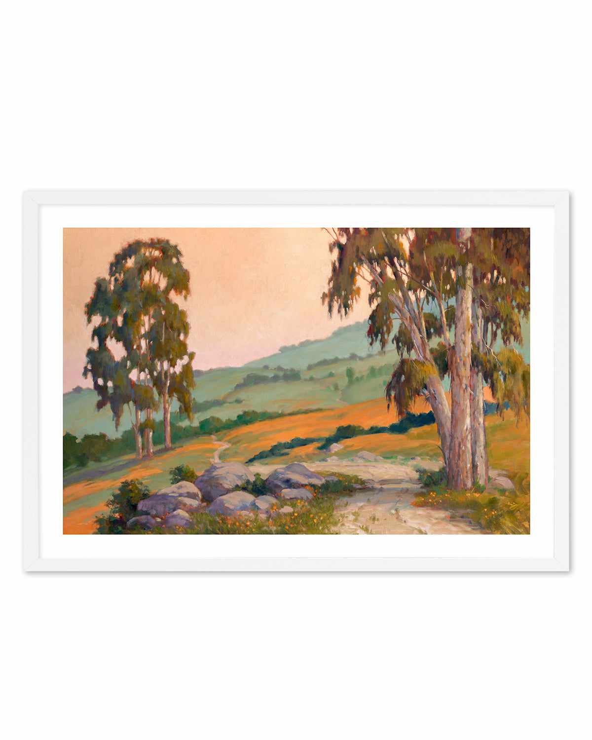 Poppy Hill Path by Ed Penniman Art Print