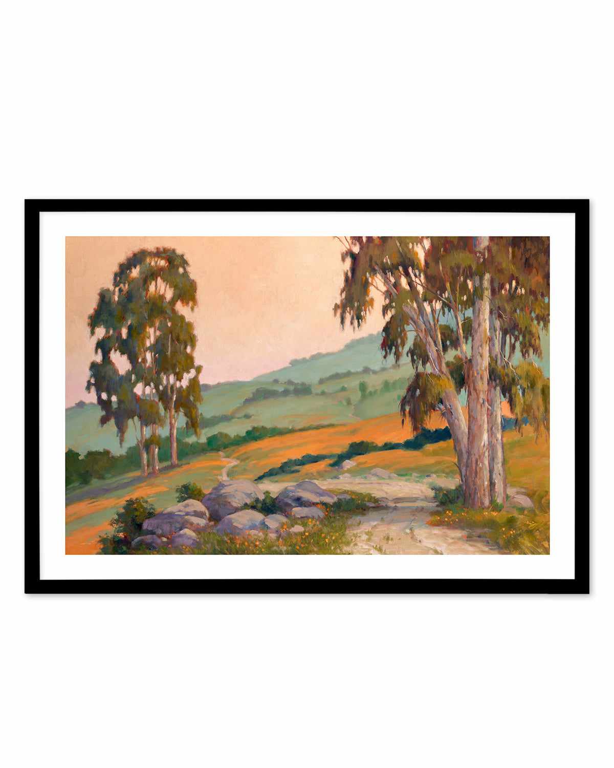 Poppy Hill Path by Ed Penniman Art Print