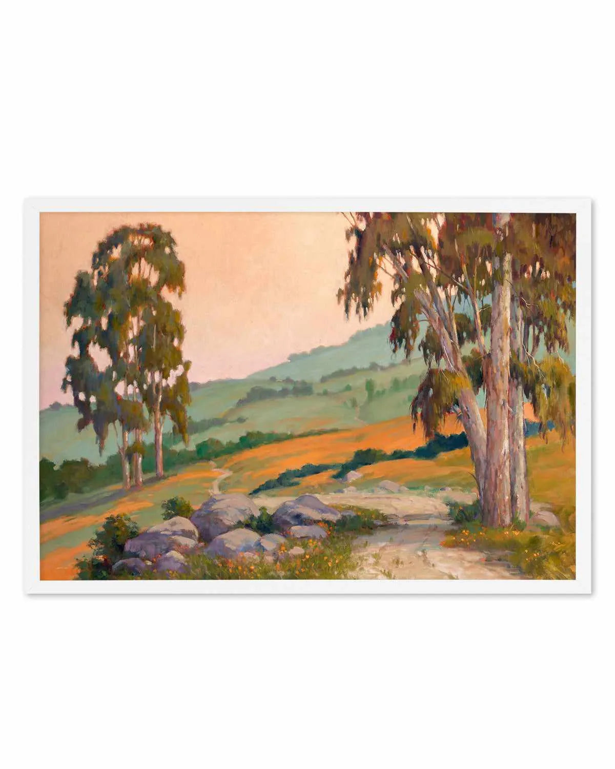 Poppy Hill Path by Ed Penniman Art Print from Olive et Oriel where you can shop wallpaper and artworks online