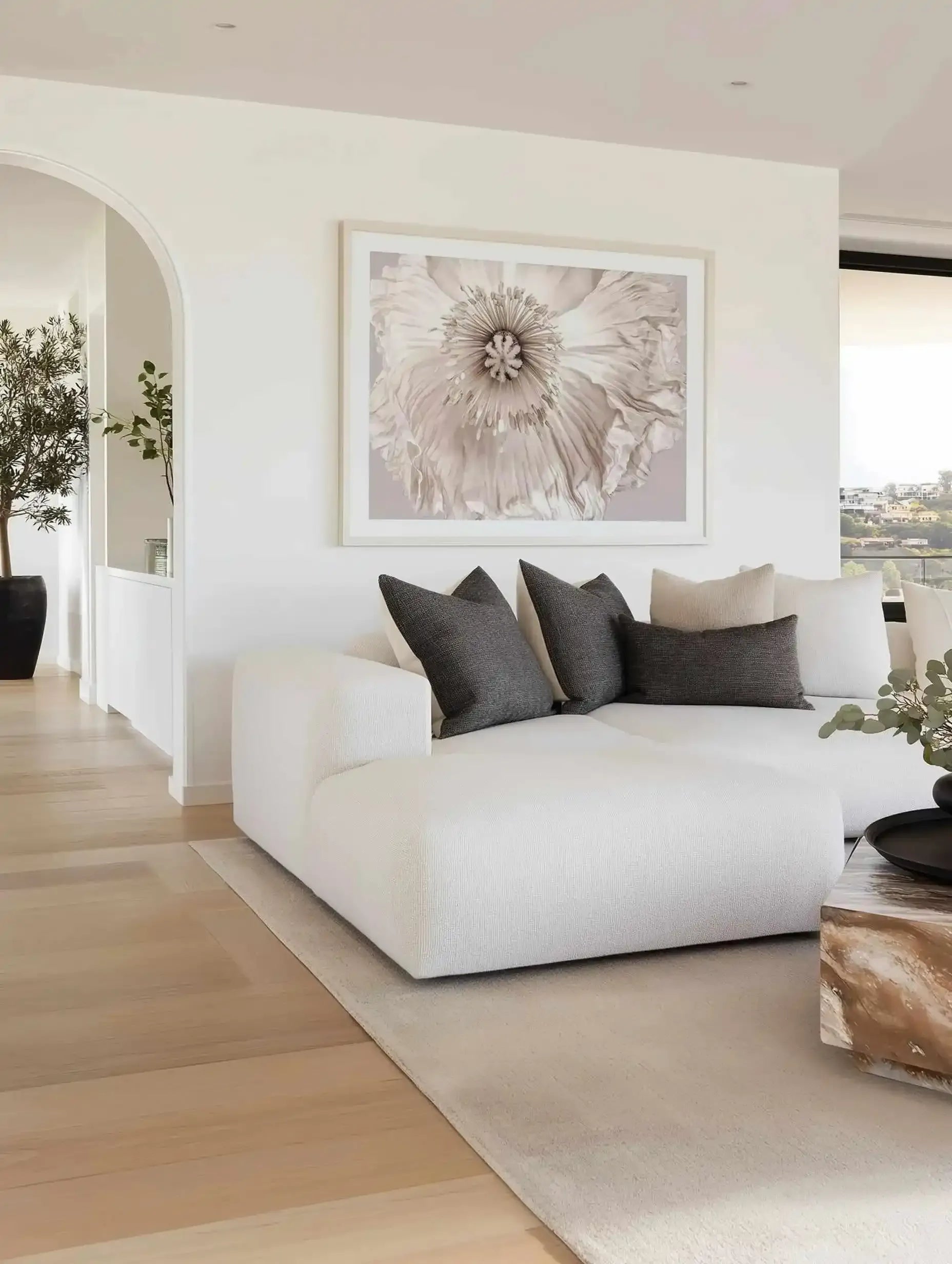 Poppy Lumiere Art Print from Olive et Oriel where you can shop wallpaper and artworks online