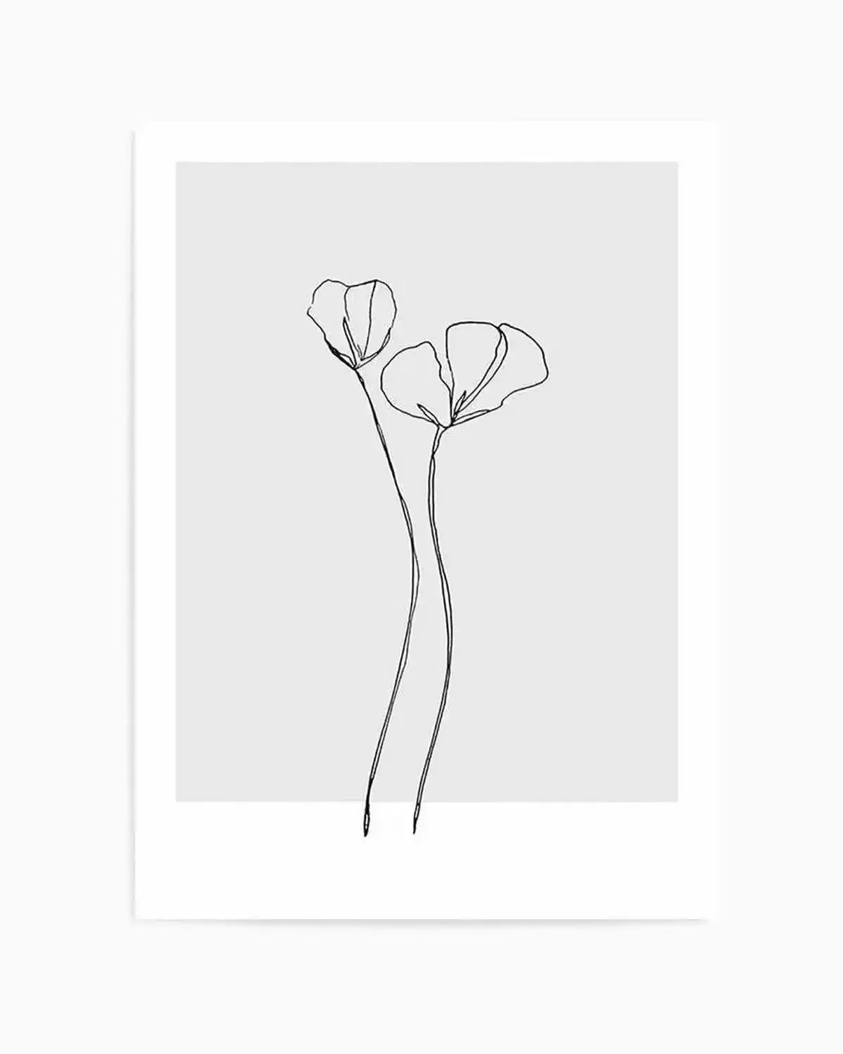 Poppy | Illustration Art Print from Olive et Oriel where you can shop wallpaper and artworks online
