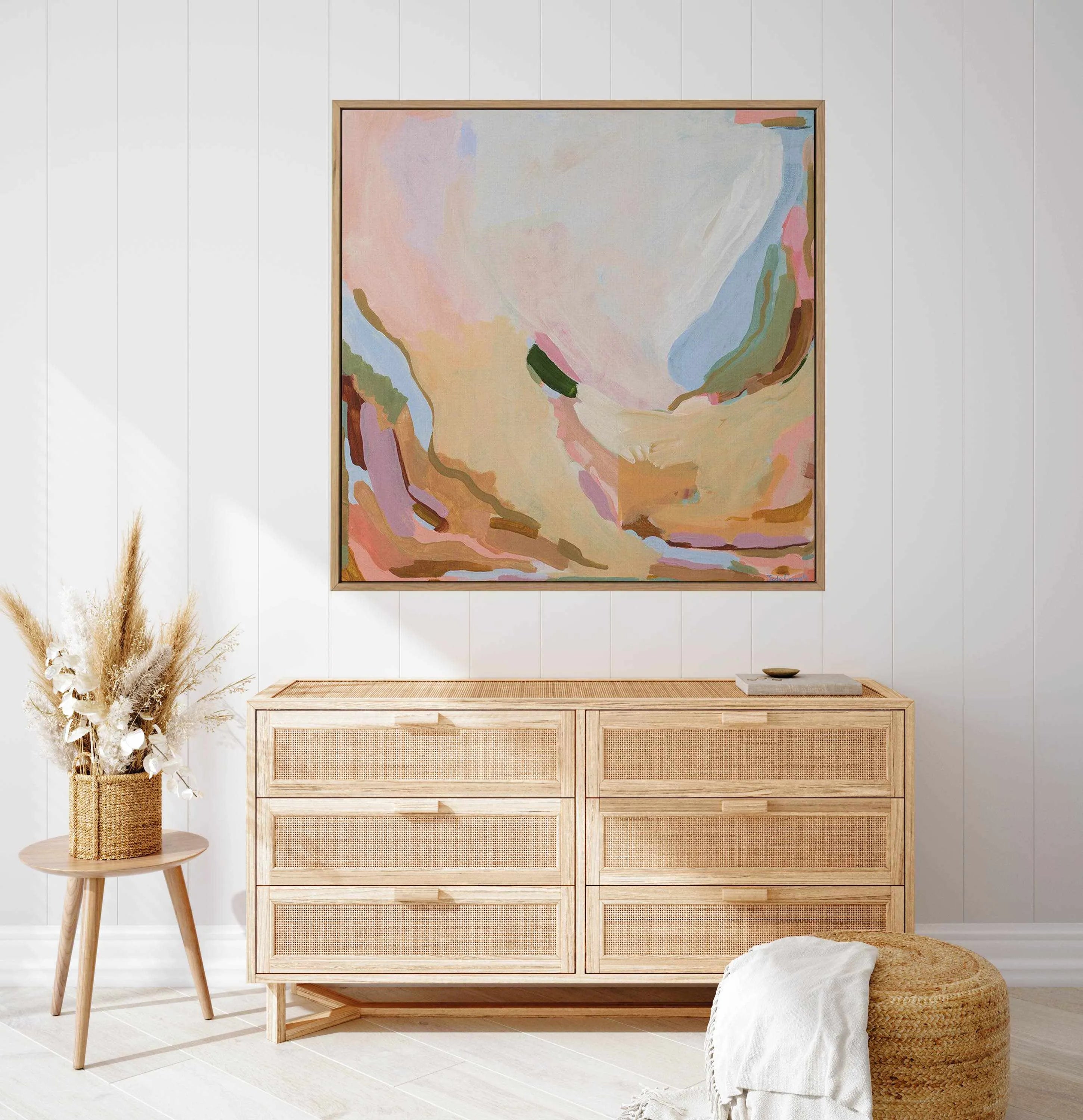 Poppy by Jade Carnell | Framed Canvas Art Print from Olive et Oriel where you can shop wallpaper and artworks online