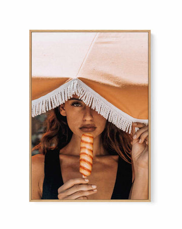Icey by Teigan Geercke Framed Canvas Art Print from Olive et Oriel where you can shop wallpaper and artworks online