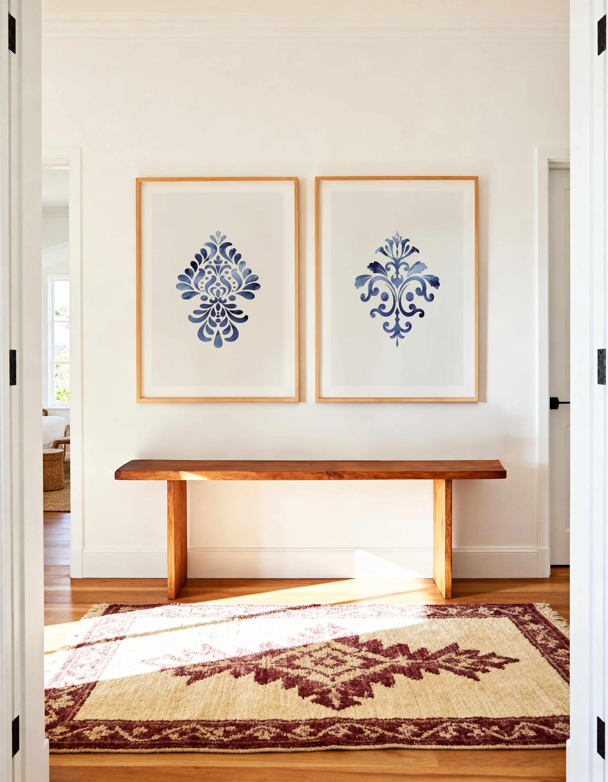 Porcelain Classic I & II Art Print Set of 2 | Matching Wall Art from Olive et Oriel where you can shop wallpaper and artworks online