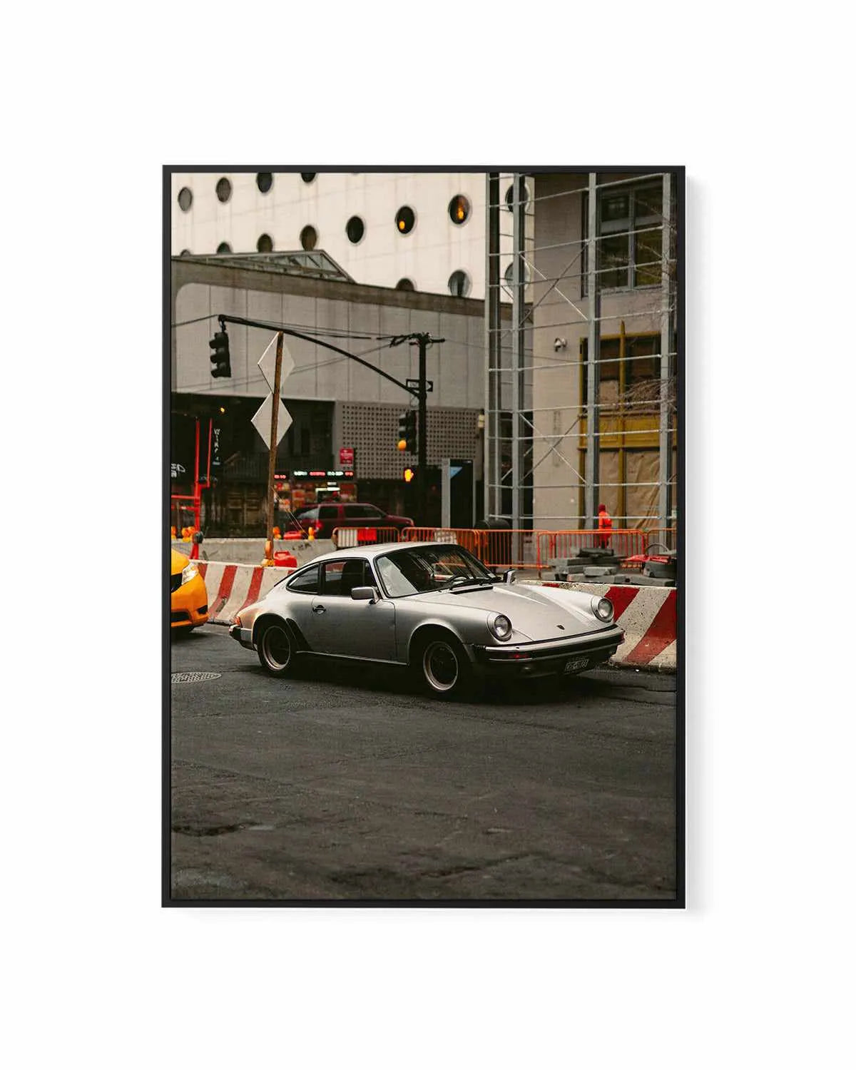 Porsche Cruising by Finn Skagn | Framed Canvas Art Print from Olive et Oriel where you can shop wallpaper and artworks online