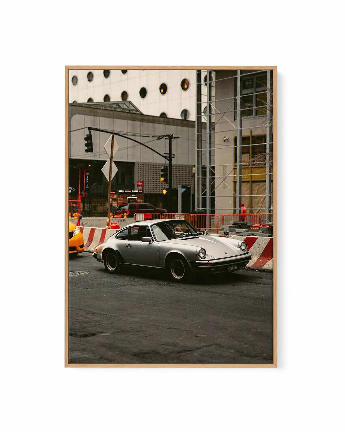Porsche Cruising by Finn Skagn | Framed Canvas Art Print from Olive et Oriel where you can shop wallpaper and artworks online