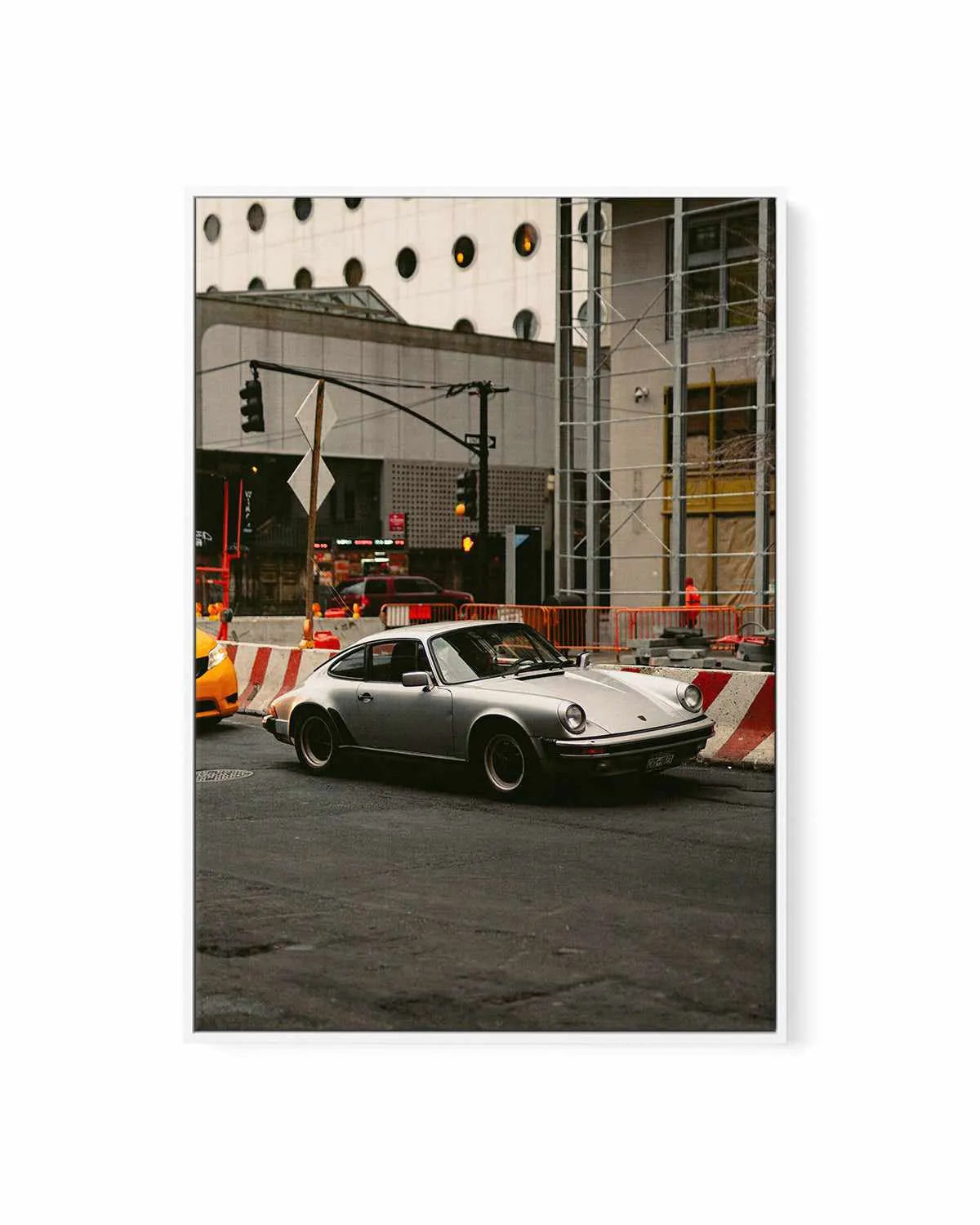 Porsche Cruising by Finn Skagn | Framed Canvas Art Print from Olive et Oriel where you can shop wallpaper and artworks online