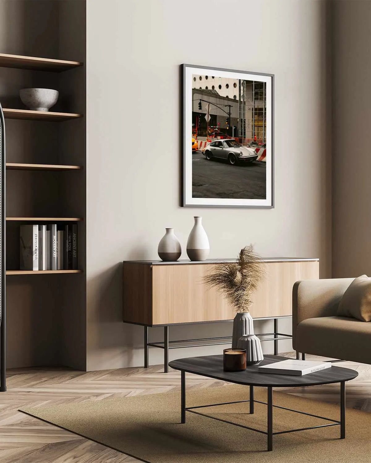 Porsche Cruising by Finn Skagn Art Print from Olive et Oriel where you can shop wallpaper and artworks online