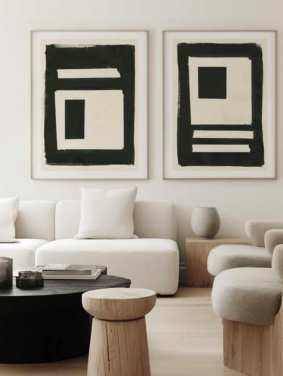 Portal I & II Art Print Set of 2 | Matching Wall Art from Olive et Oriel where you can shop wallpaper and artworks online