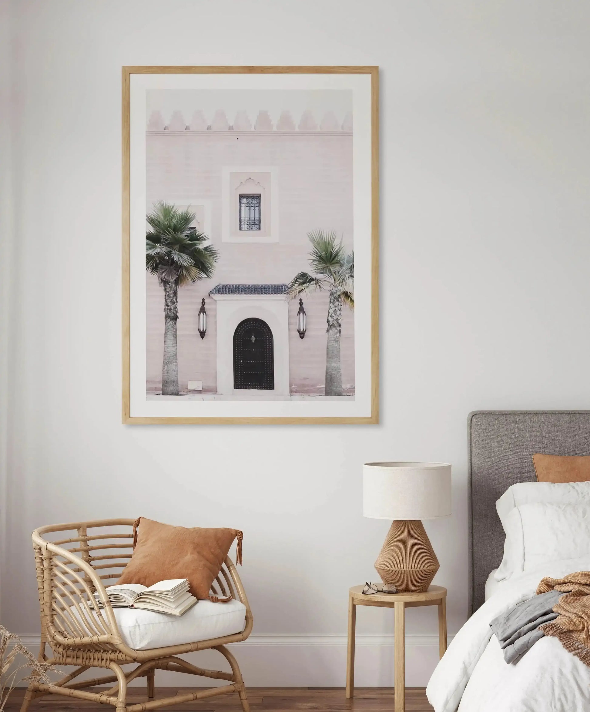 Porte du Maroc | PT Art Print-Shop Australian Art Prints Online with Olive et Oriel - Our collection of Moroccan art prints offer unique wall art including moroccan arches and pink morocco doors of marrakech - this collection will add soft feminine colour to your walls and some may say bohemian style. These traditional morocco landscape photography includes desert scenes of palm trees and camel art prints - there is art on canvas and extra large wall art with fast, free shipping across Australia