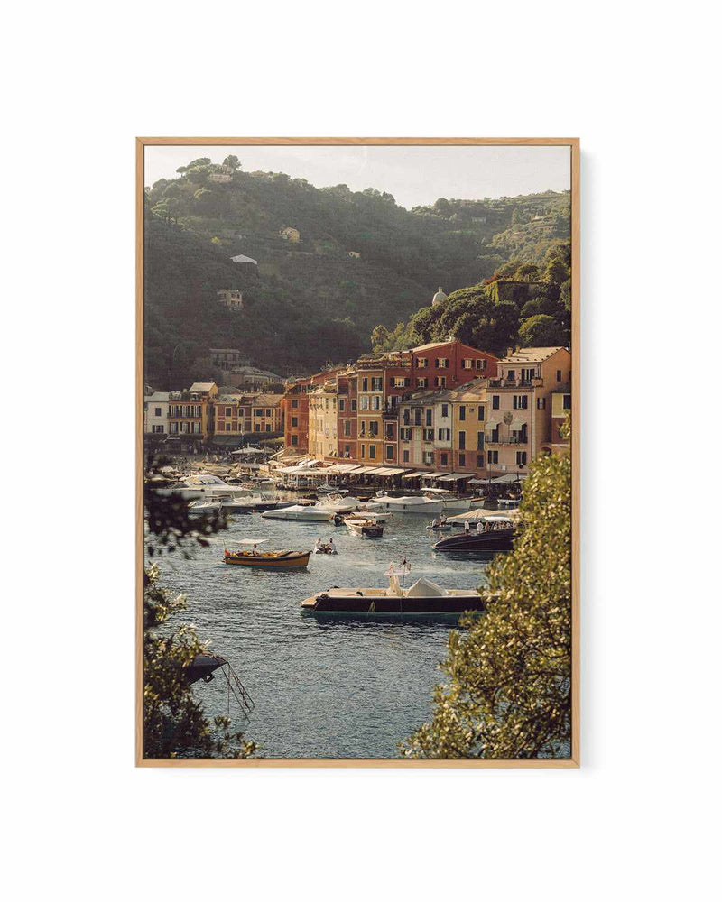 Portofino 1970 | Framed Canvas Art Print