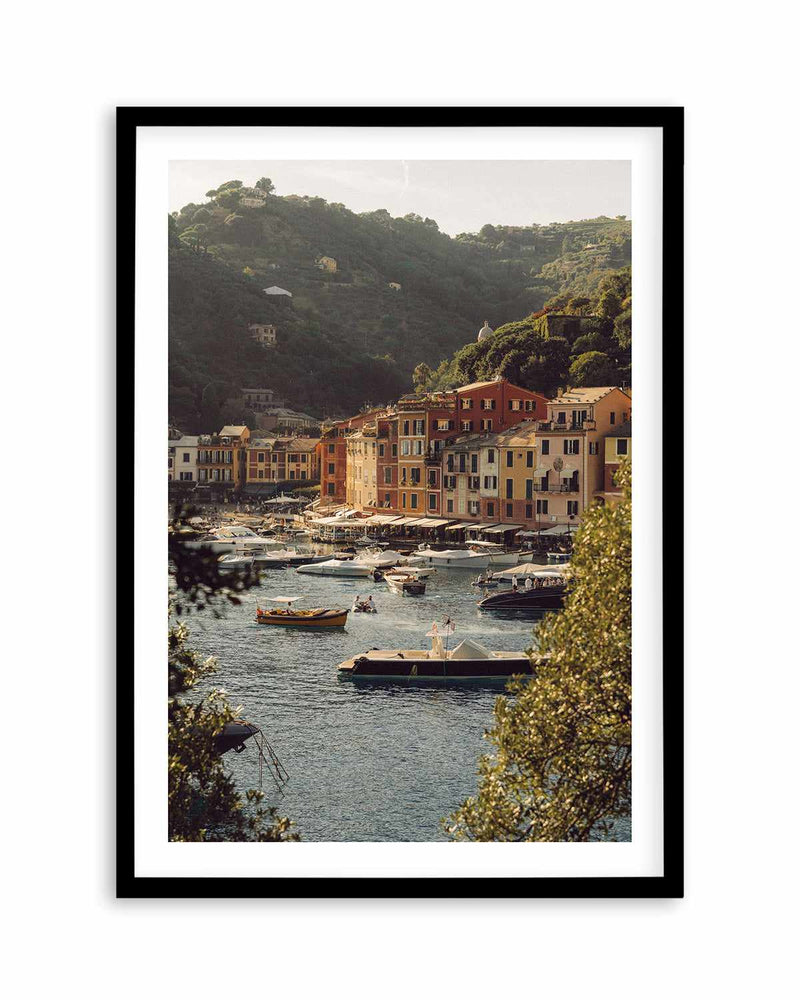 SALE 70x100 Portofino 1970 | Black | Framed Acrylic Art