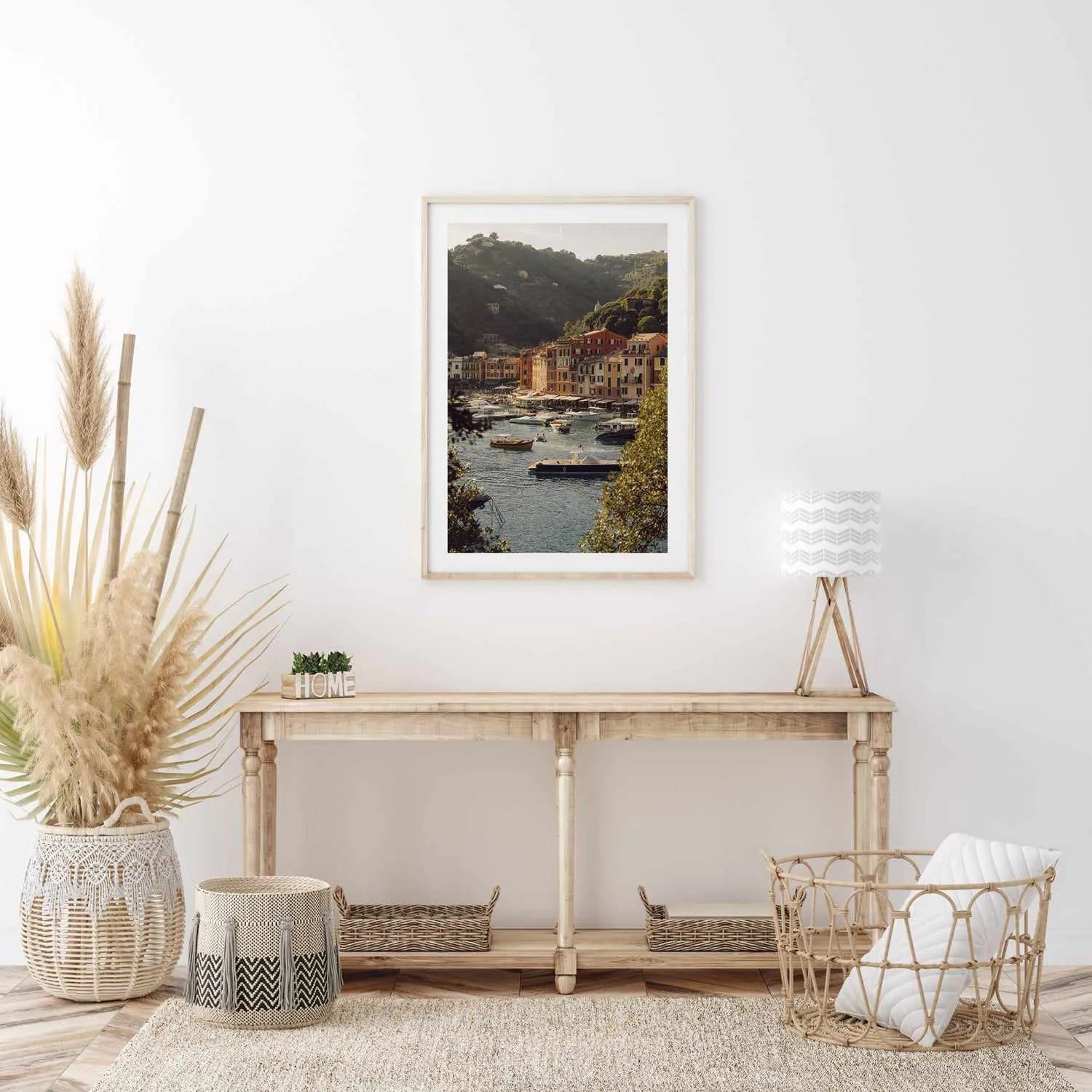 Portofino 1970 Art Print from Olive et Oriel where you can shop wallpaper and artworks online