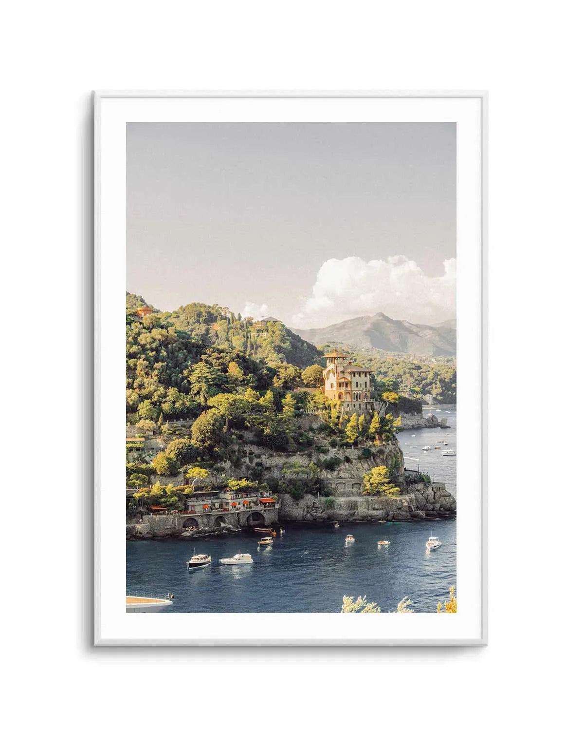 Portofino 1971 Art Print from Olive et Oriel where you can shop wallpaper and artworks online
