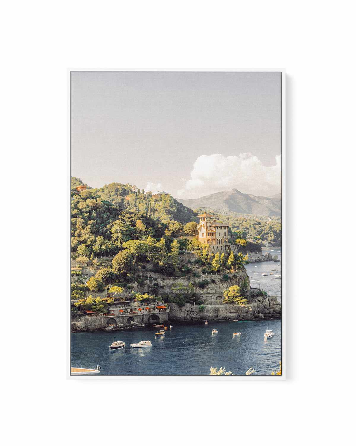 Portofino 1971 | Framed Canvas Art Print