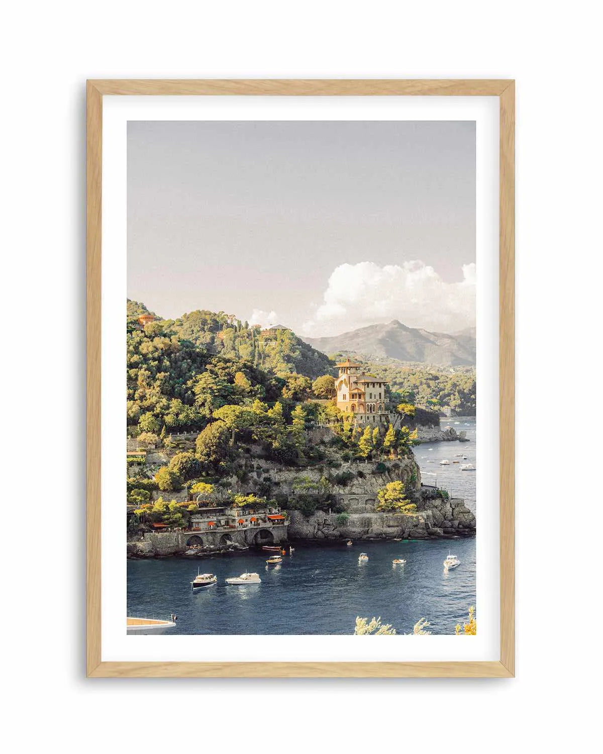 Portofino 1971 Art Print from Olive et Oriel where you can shop wallpaper and artworks online
