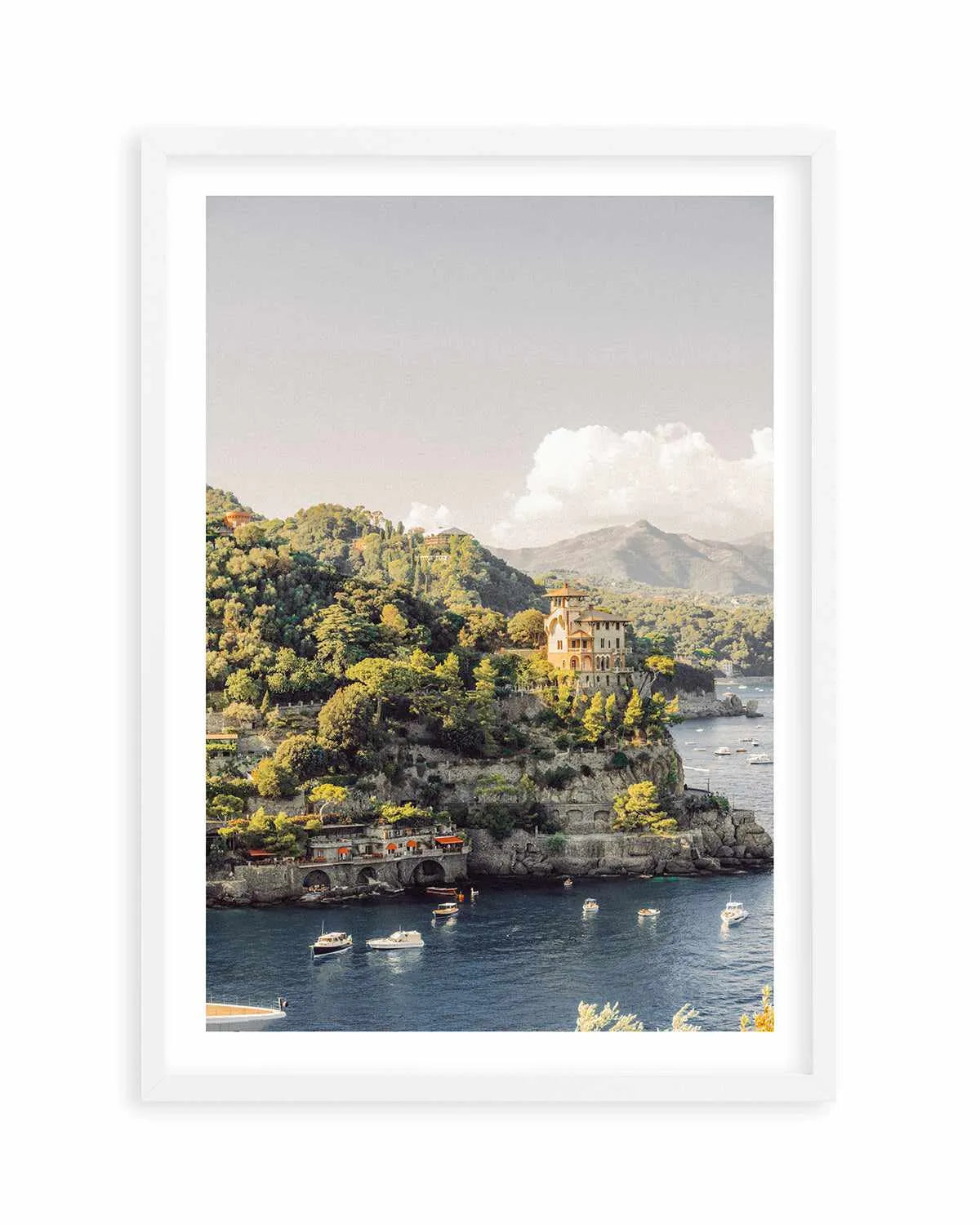 Portofino 1971 Art Print from Olive et Oriel where you can shop wallpaper and artworks online