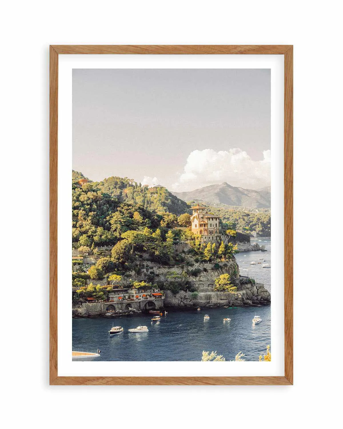 Portofino 1971 Art Print from Olive et Oriel where you can shop wallpaper and artworks online