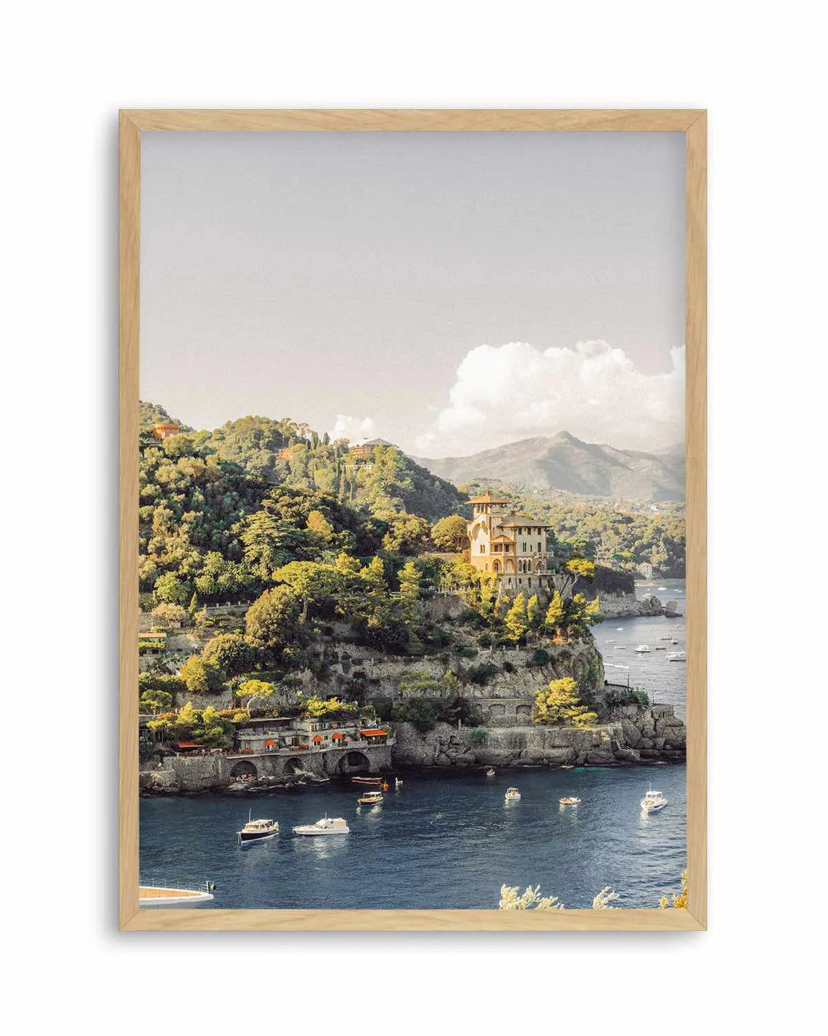Portofino 1971 Art Print from Olive et Oriel where you can shop wallpaper and artworks online