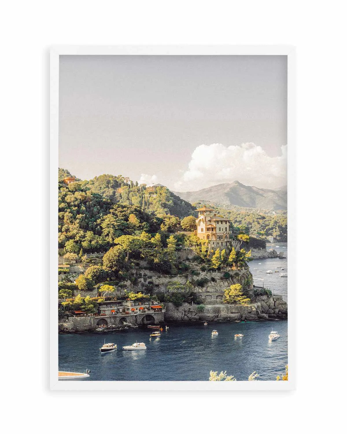 Portofino 1971 Art Print from Olive et Oriel where you can shop wallpaper and artworks online