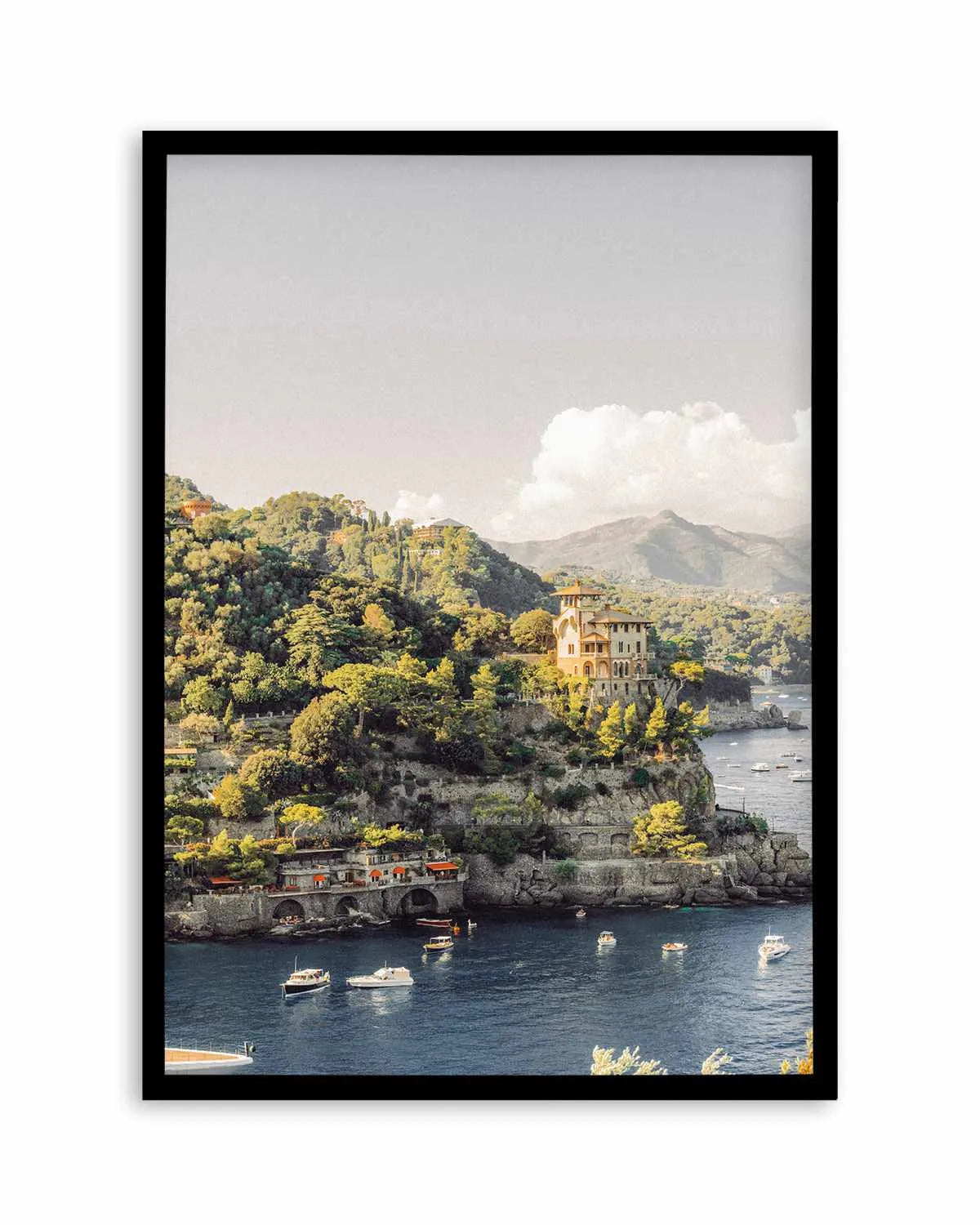 Portofino 1971 Art Print from Olive et Oriel where you can shop wallpaper and artworks online