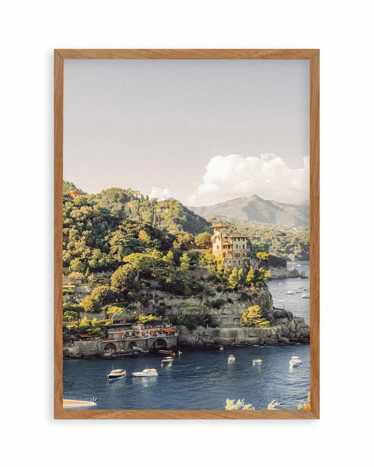 Portofino 1971 Art Print from Olive et Oriel where you can shop wallpaper and artworks online