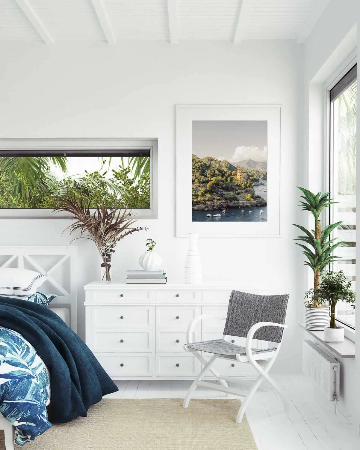 Portofino 1971 Art Print from Olive et Oriel where you can shop wallpaper and artworks online