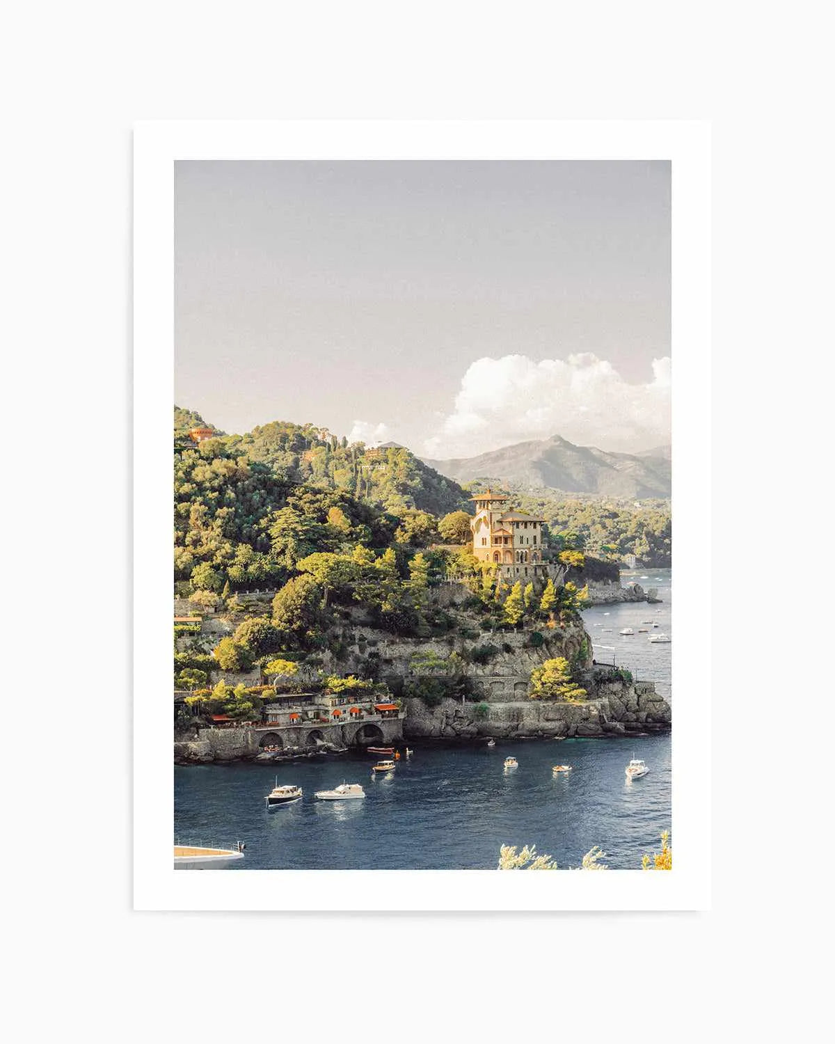 Portofino 1971 Art Print from Olive et Oriel where you can shop wallpaper and artworks online