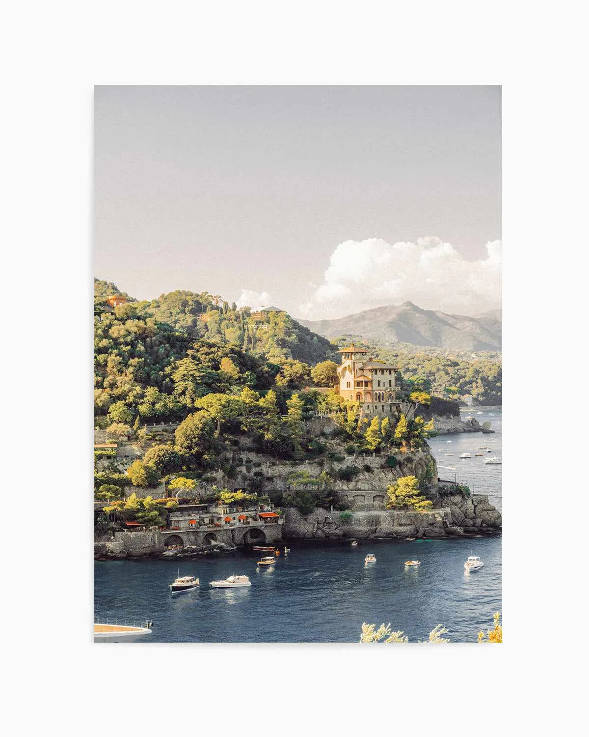 Portofino 1971 Art Print from Olive et Oriel where you can shop wallpaper and artworks online