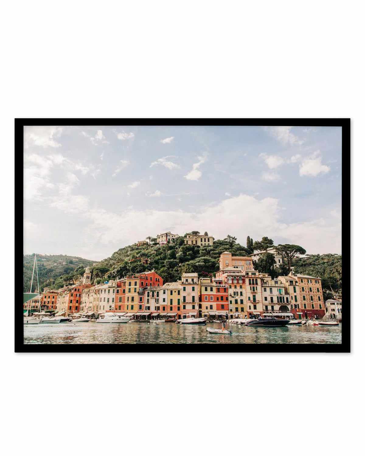 Portofino Coast Italy by Jovani Demetrie Art Print